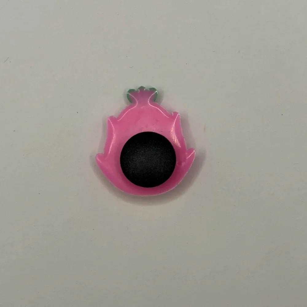 Dragonfruit Pink and Green Crocs Shoe Charm - Picture 3 of 5